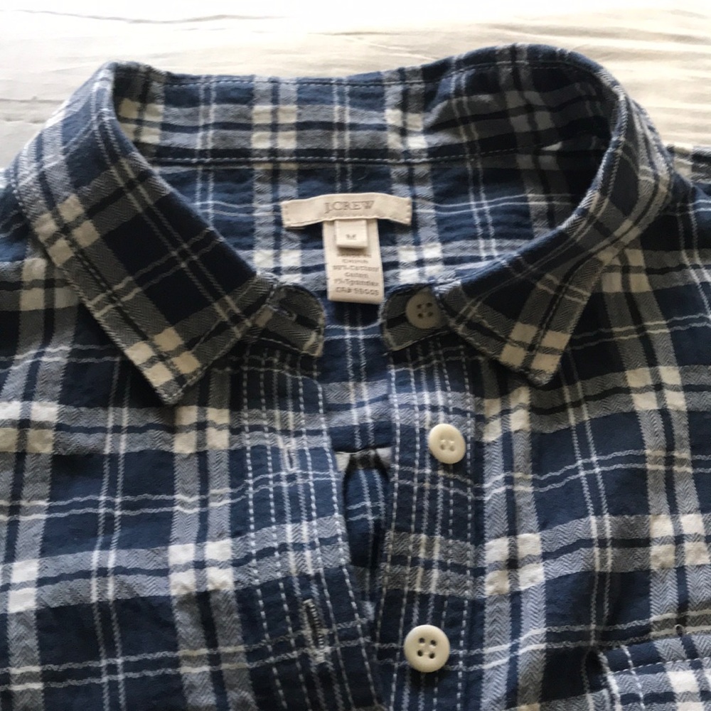 Jcrew Plaid Flannel Pullover - image 2